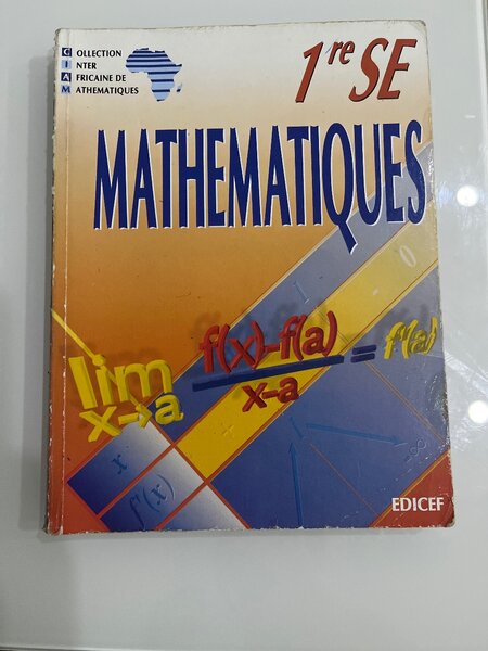Livre de Mathématiques 1re SE