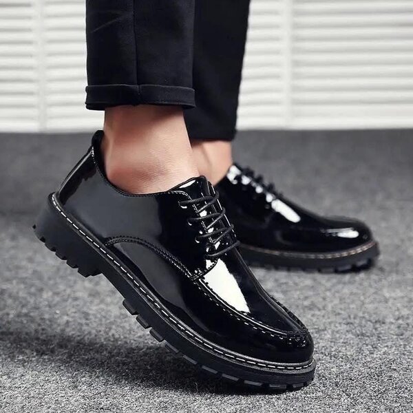 Mocassin en simili cuir