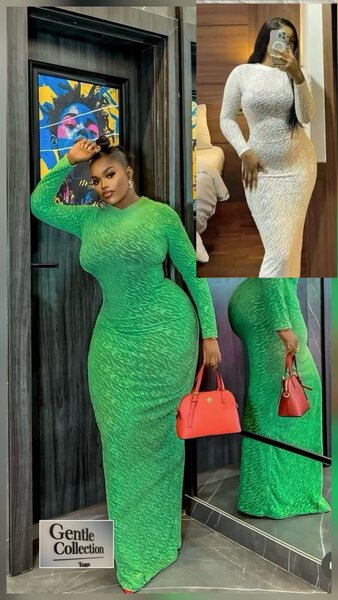 Robe Longue Élastique Chic