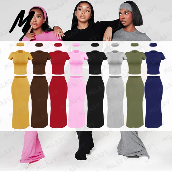 Robe Deux Pièces Élégante Femme