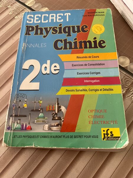 Physics Chemistry 2nde