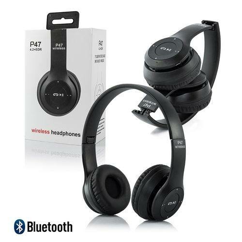 Casque Bluetooth Audio P47 Sans Fil Noir