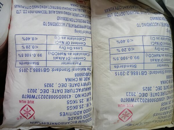 Baking Soda (sodium bicarbonate) 25kg
