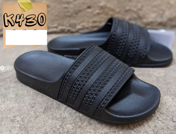 black flip flops