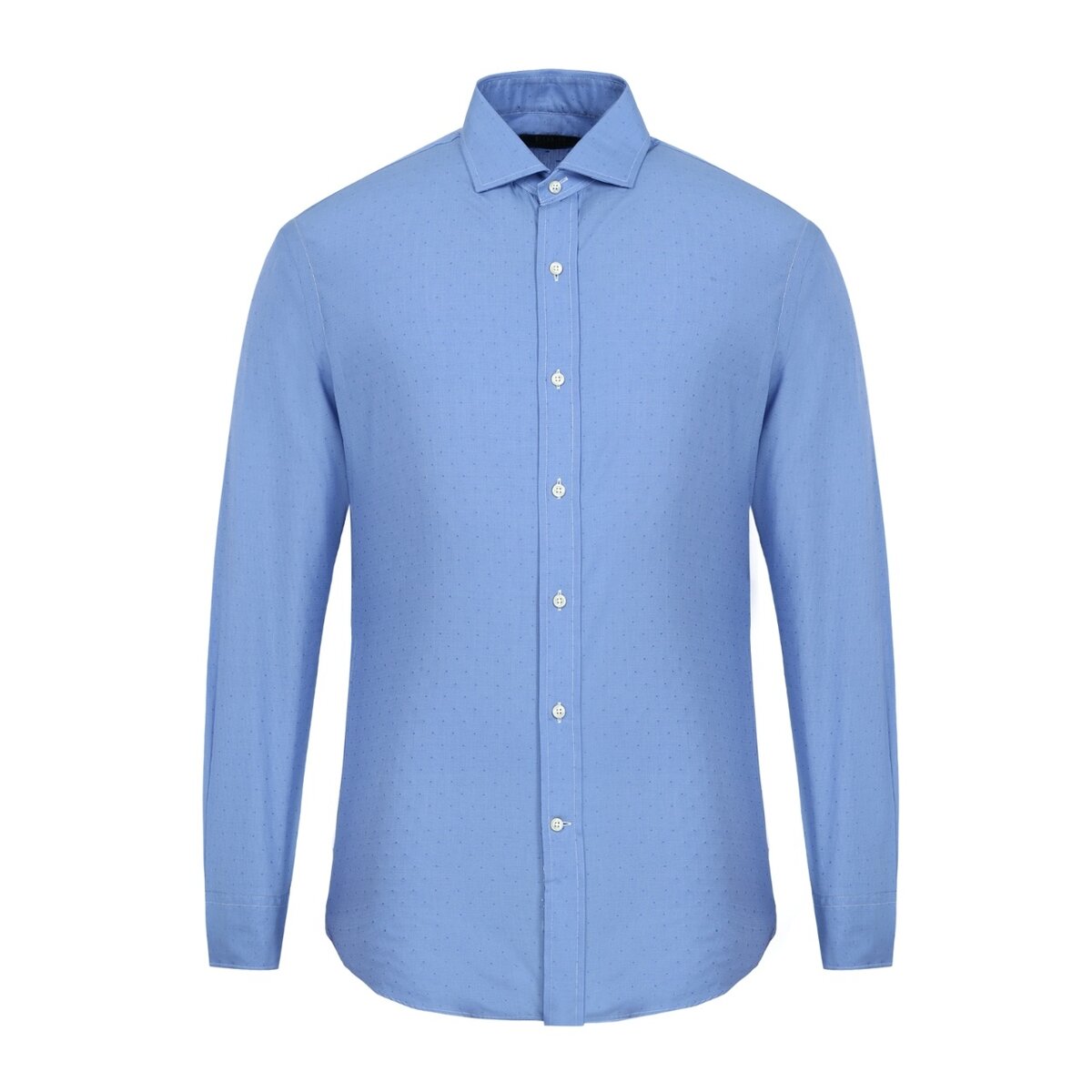 Long sleeves blue shirt for men