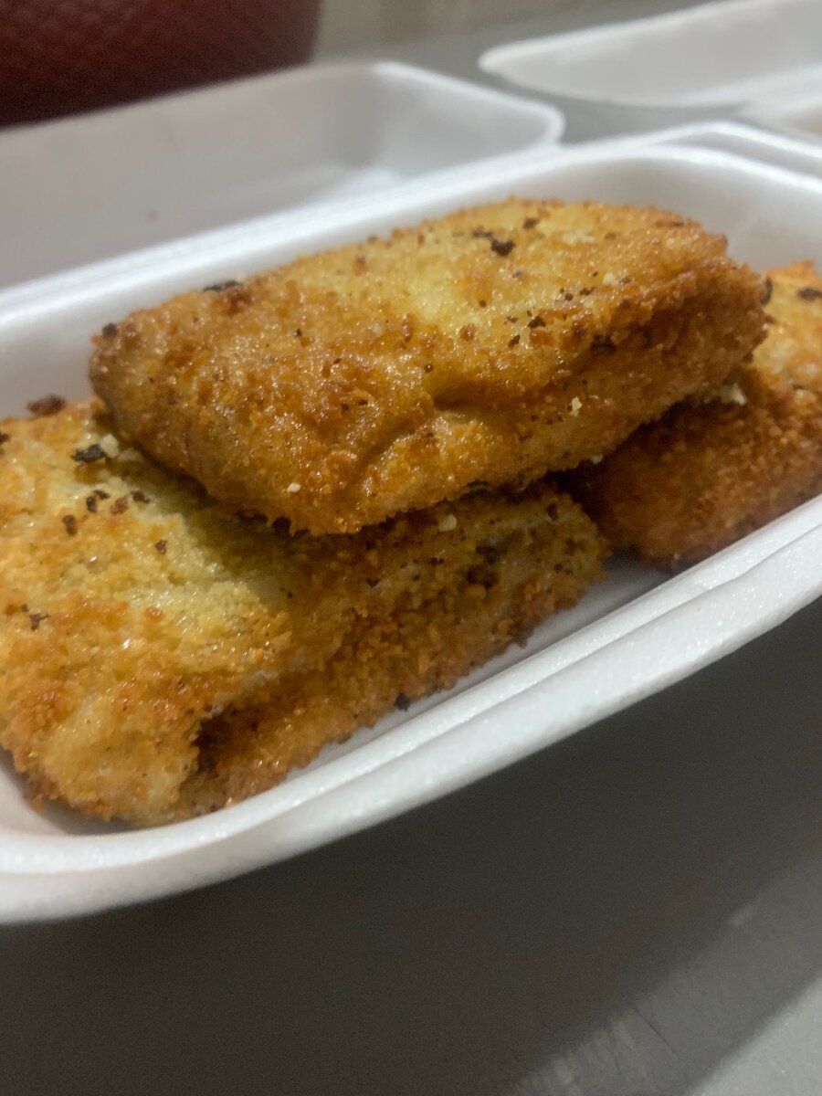 Crêpe salé pané