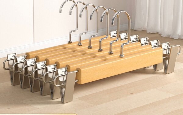 Wooden jeans hanger