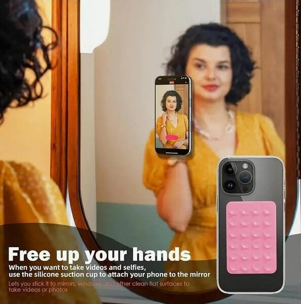 Silicone Suction Phone Case Mount.