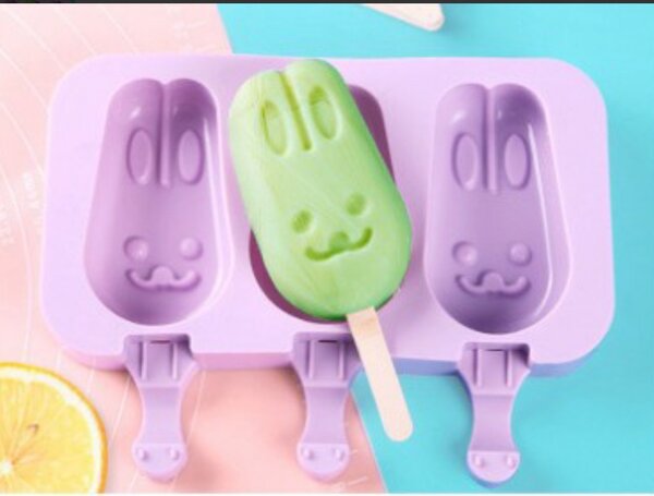 Moule à glaces lapin silicone