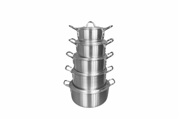 5 pieces aluminum cookware set