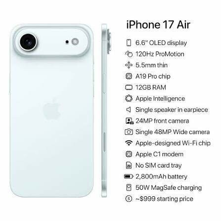 iPhone 17 Air CE FRANCE 256GB