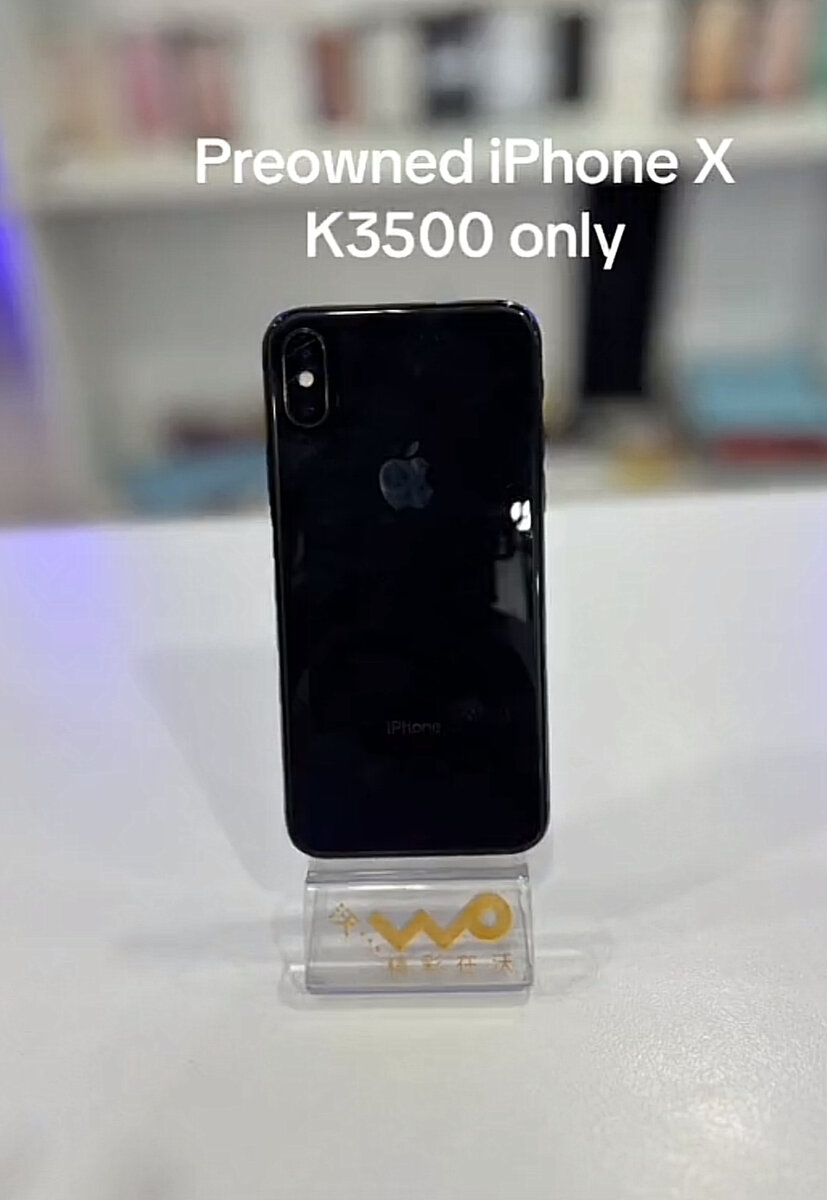 IPhone X in black