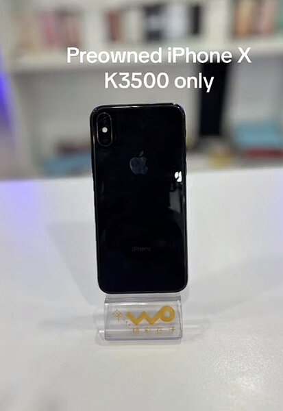 IPhone X in black