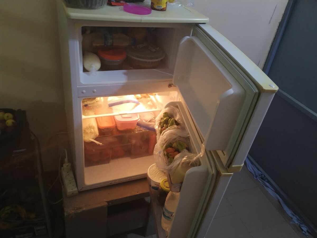 Bon frigo de France au revoir