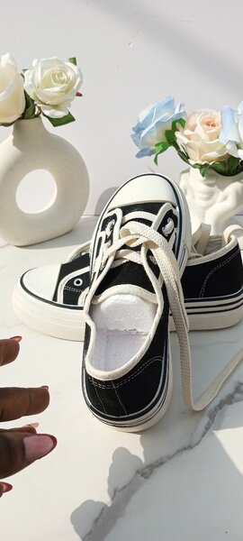 Black & white sneakers