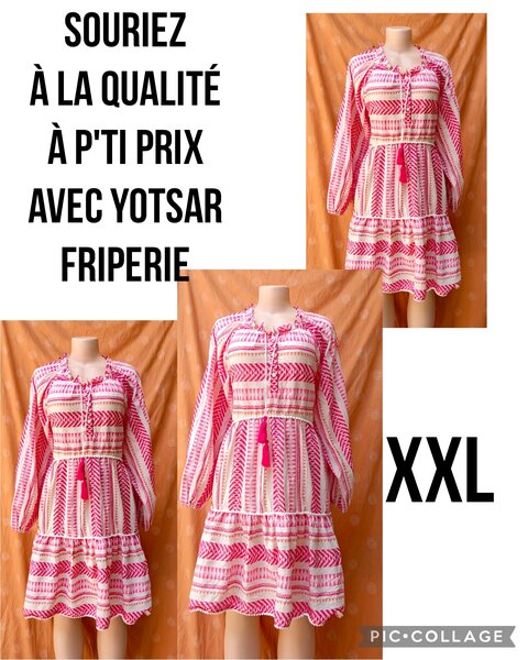 Robe Bohème XXL à Motifs