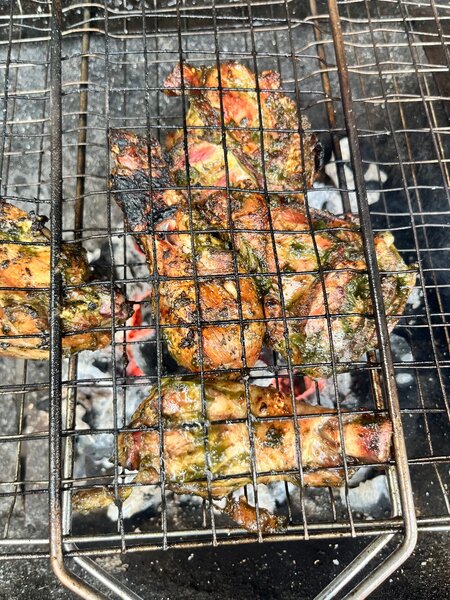 Poulet braisé avec attieke (5)