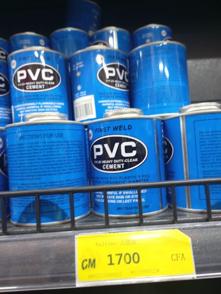 Colle pvc