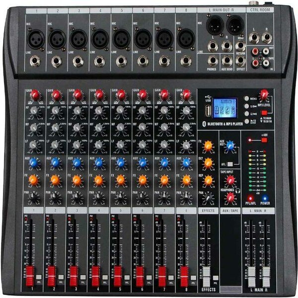 Table de mixage Professionnel 8 pistes 