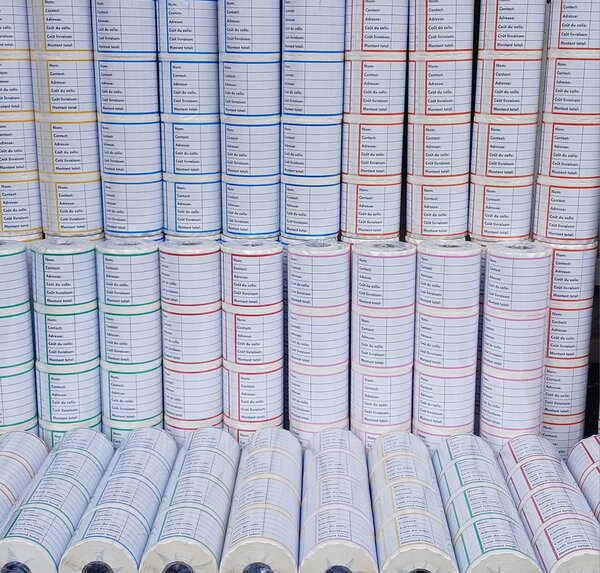 Rouleaux de papier thermique