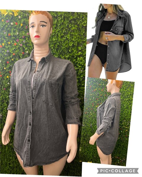 Chemise jeans