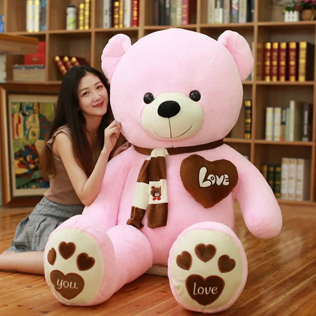 Grand Ours en Peluche Amour