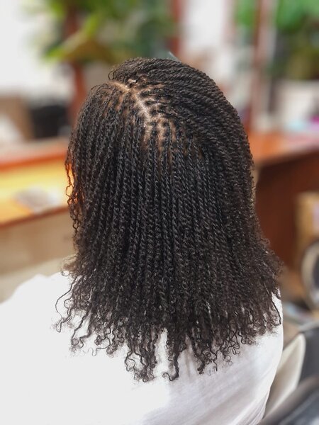 Touffe naturelle pour twist