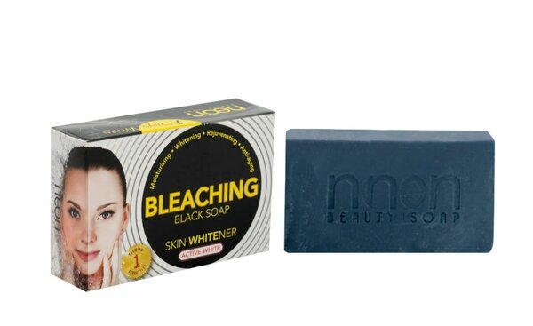 Bleaching black soap