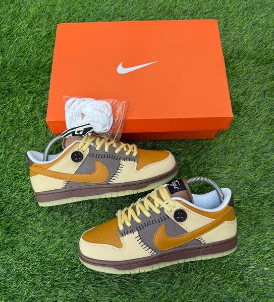Sneakers en cuir multicolore
