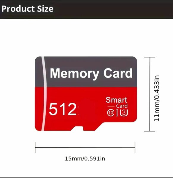 Carte mémoire 512 go