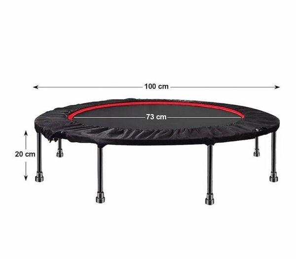 40" 100Kg Maximum Weight Load Polypropylene Foldable Trampo