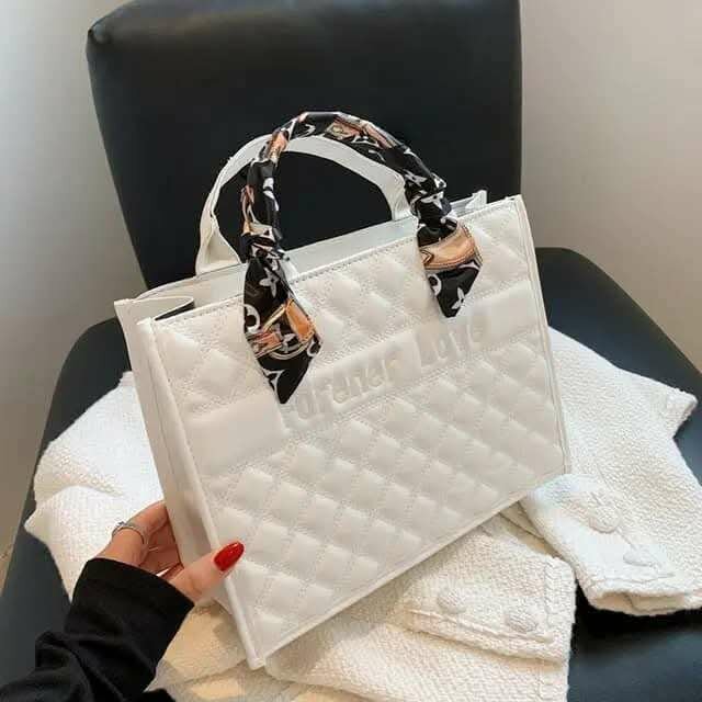 Sac cabas élégant blanc
