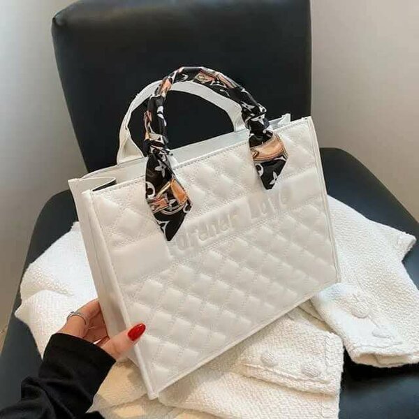 Sac cabas élégant blanc
