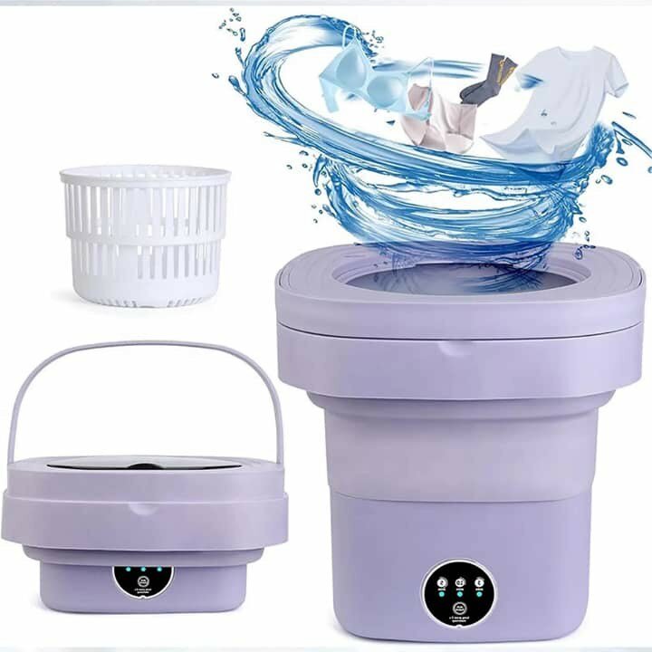 Foldable washing machine