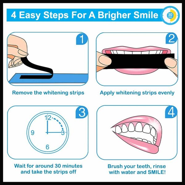 Glory Smile bandes de blanchiment des dents