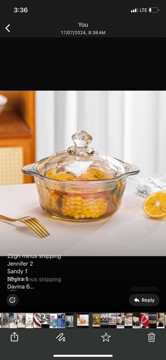 Glass bowl