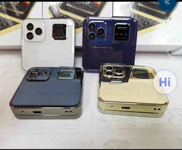 Téléphone pliable 3 pouces