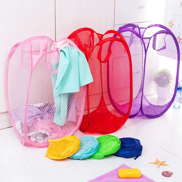 Panier à linge pliable coloré