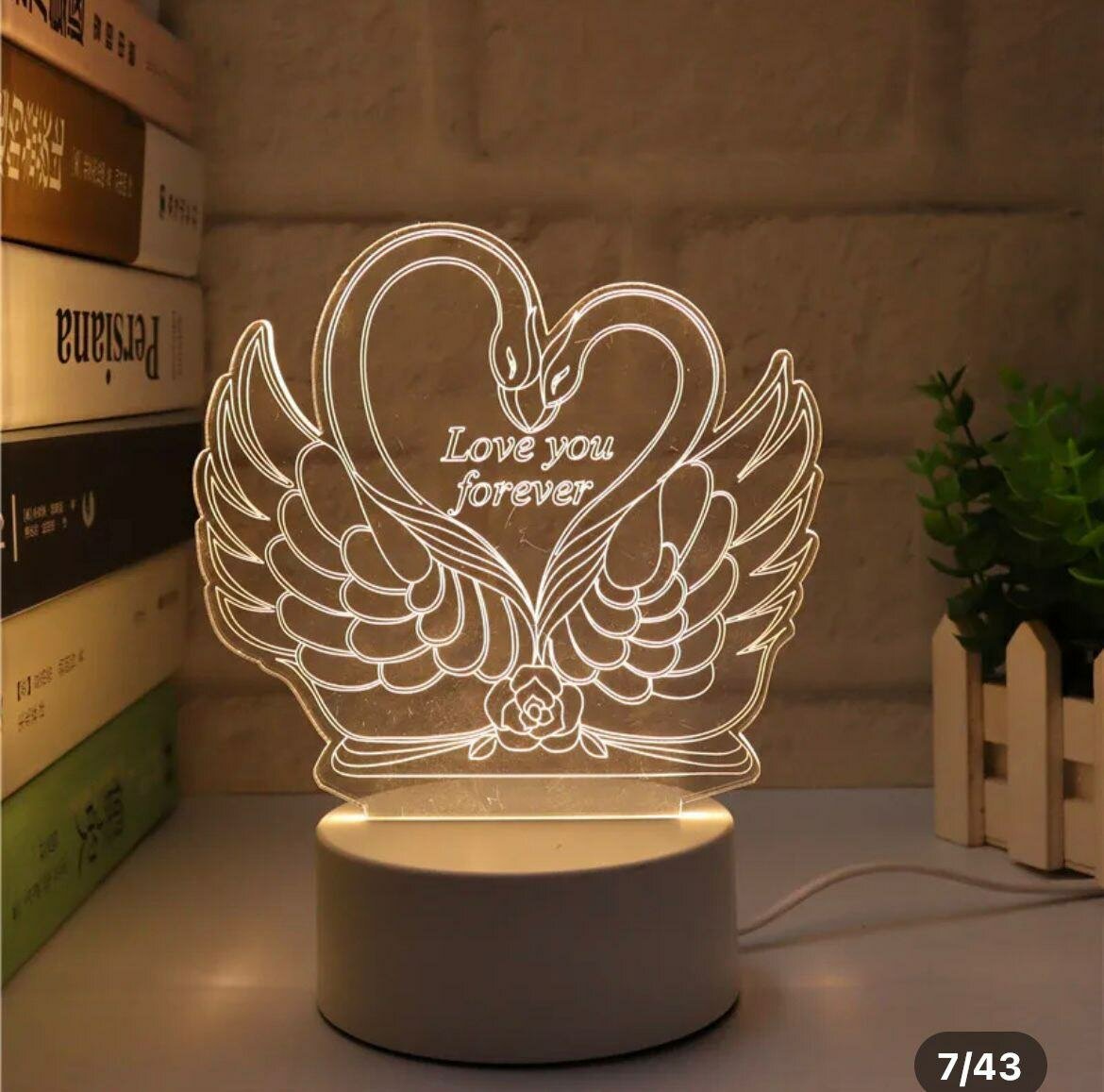 Veilleuse led 3D.