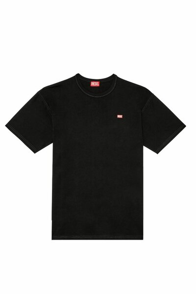 T-shirt noir classique Diesel