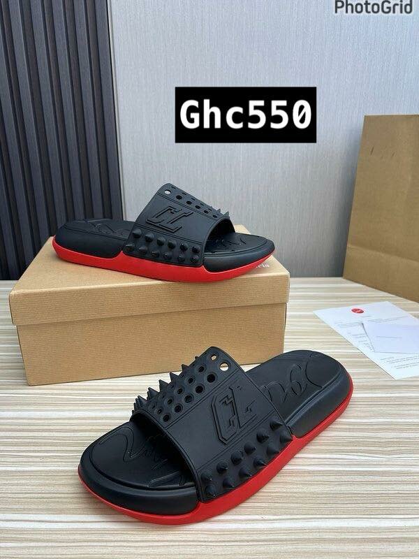 black flip flops