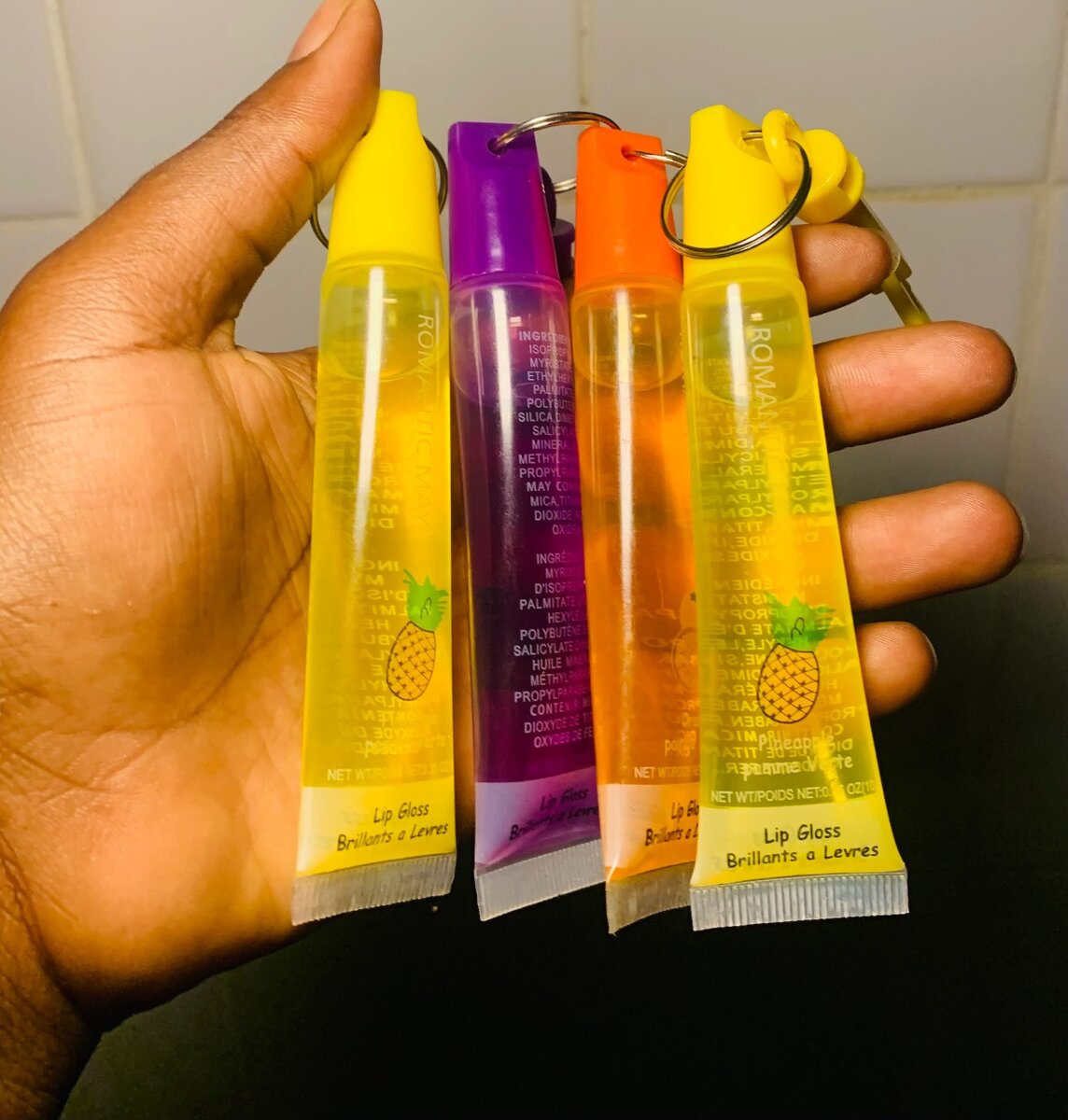Gloss à lèvres aromatisé
