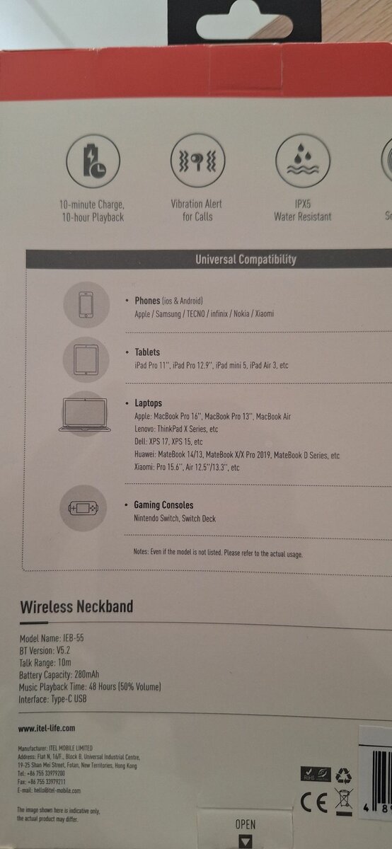 Itel Neckband