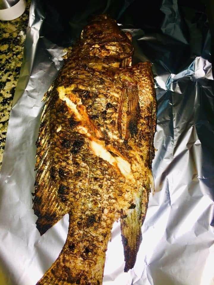 Poisson braisé