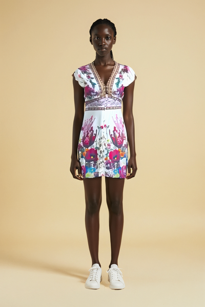 Robe longue florale élégante