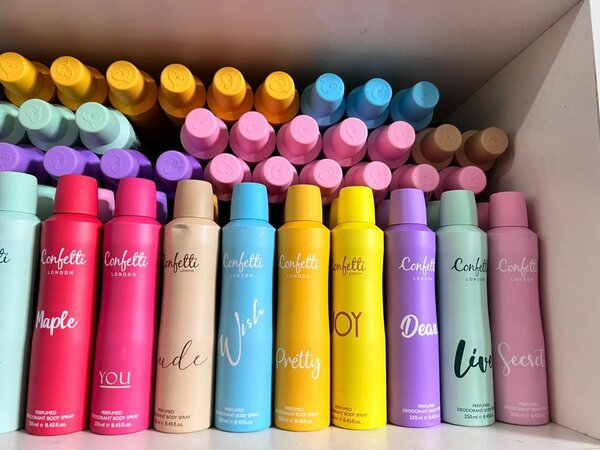 Confetti sure spray