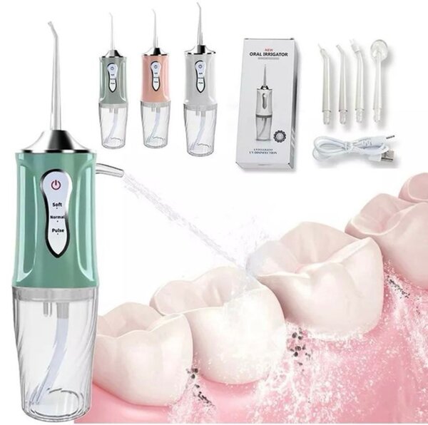 Jet Dentaire Hydropulseur Sans Fil Irrigateur Oral pour Soin