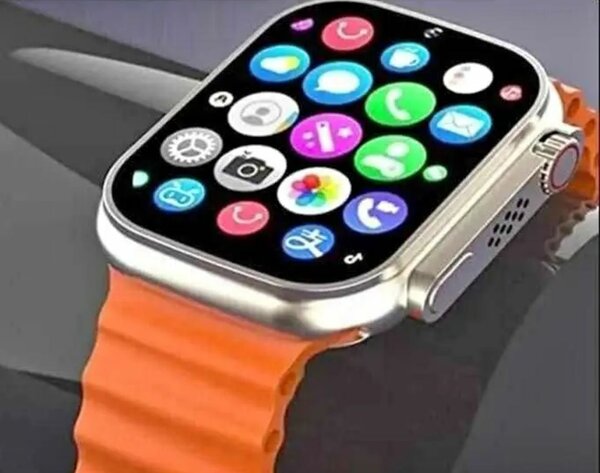 Montre Connectée avec Bracelet Orange