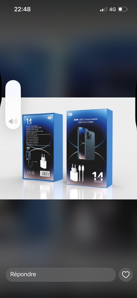 Chargeur iPhone 35w