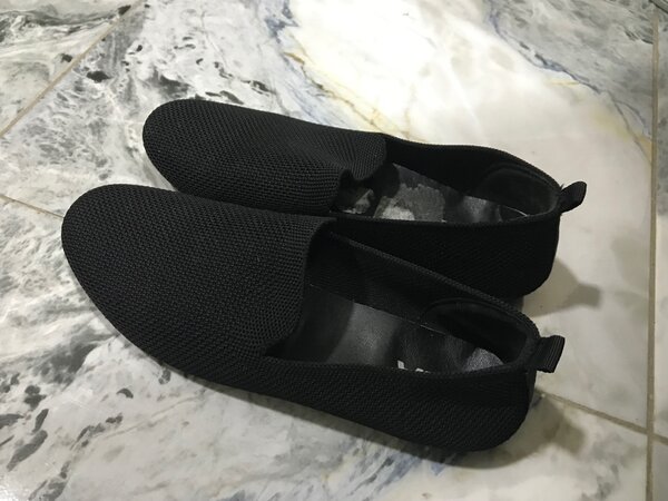 Ladies down shoe